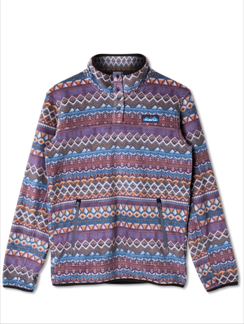 Kavu Cavanaugh Fleece Pullover In Cottage Knit Color